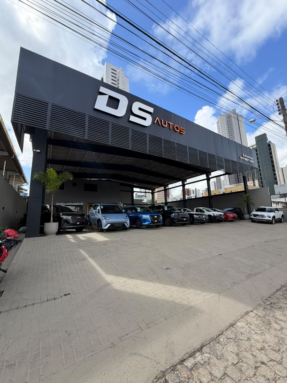 Fachada da loja DS Autos em João Pessoa